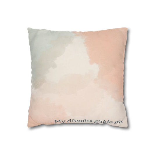 Dreamy Faux Suede Pillowcase | Soft Home Decor, Cozy Gifts, Inspirational Decor, Bohemian Style, Boho Chic Accent