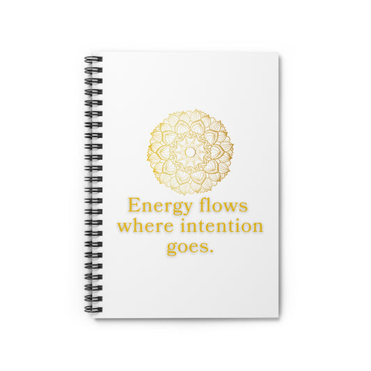 Energy Flow Journal - Spiral Notebook